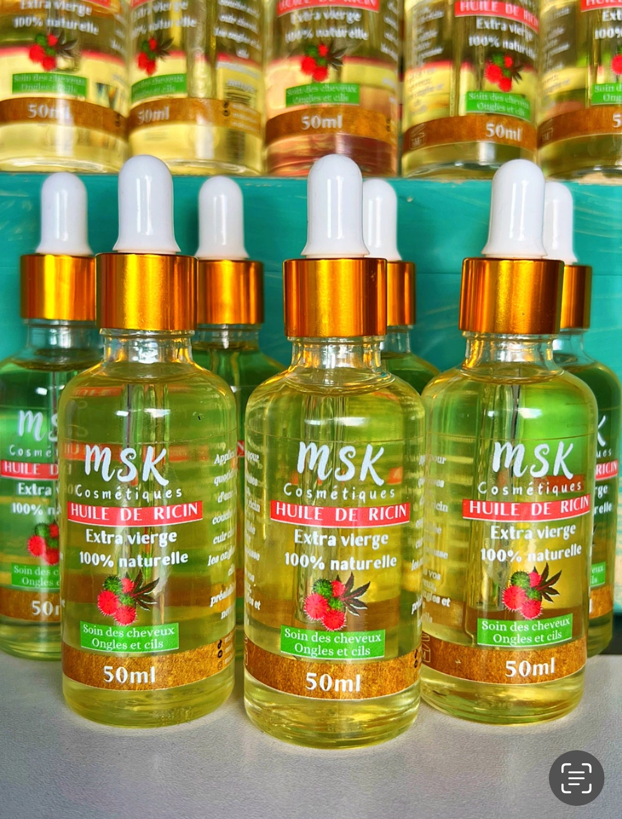 HUILE DE RICIN 100% NATURELLE